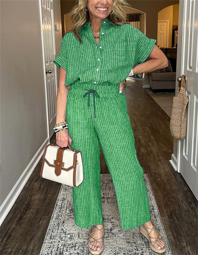Striped Suit Set