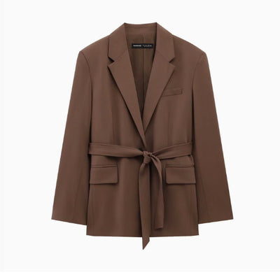 Belted Blazer Suit