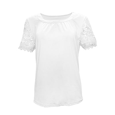 Short Sleeve Lace Top – Women