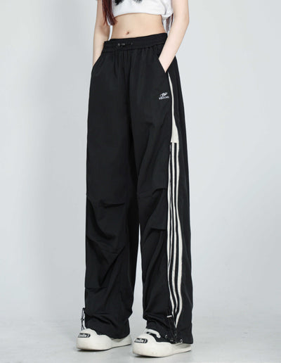 Pantalon ample et fin