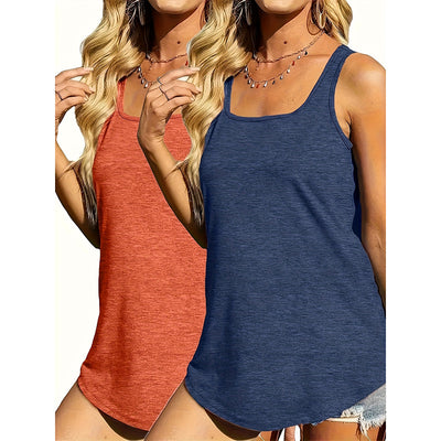 Women's Square Neck Cami Set