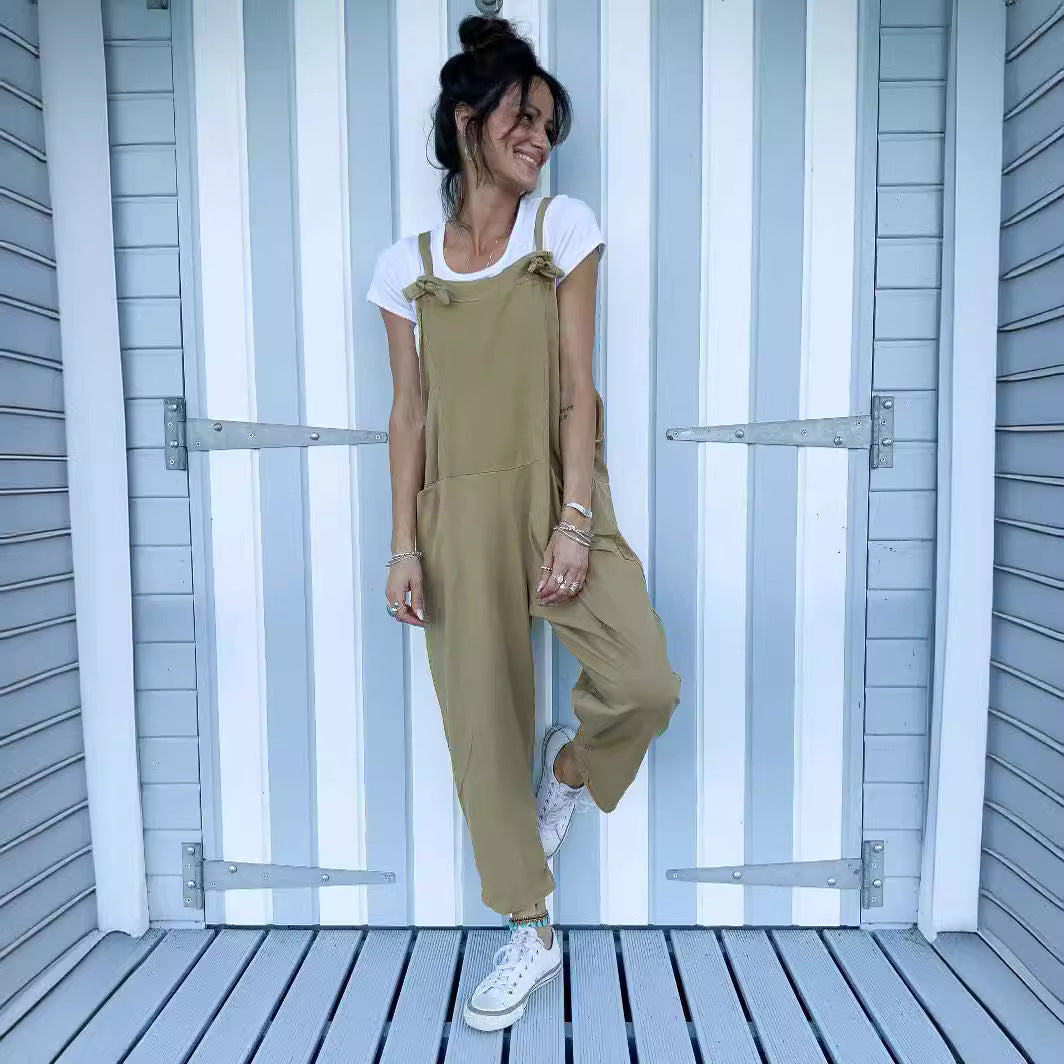 Loose-Fit Maternity Jumpsuit
